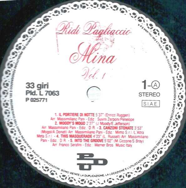 Mina - Ridi Pagliaccio