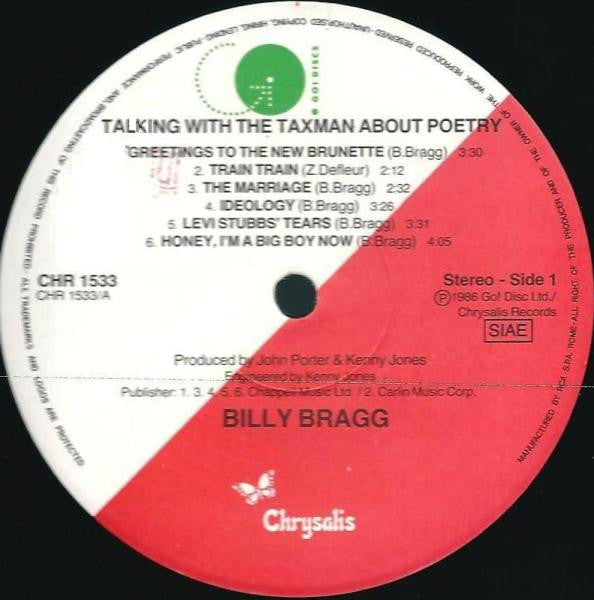 Billy Bragg - Talking With The Taxman About Poetry