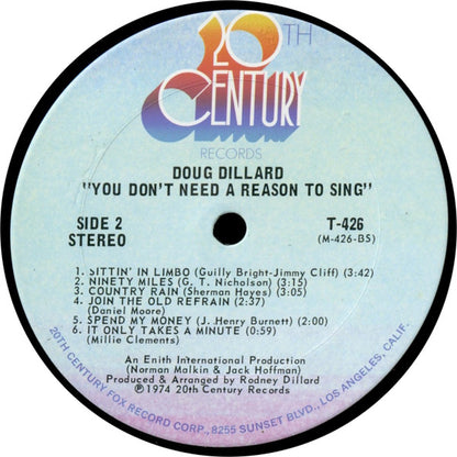 Doug Dillard - You Don't Need A Reason To Sing