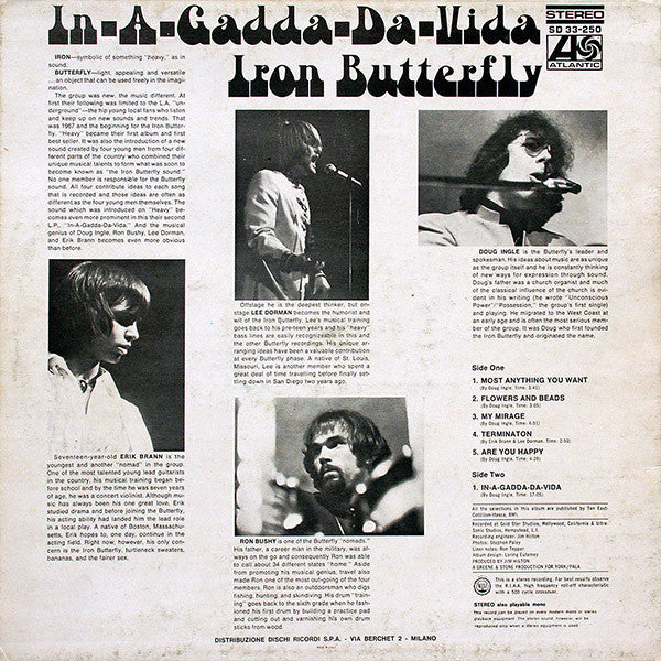 Iron Butterfly - In-A-Gadda-Da-Vida