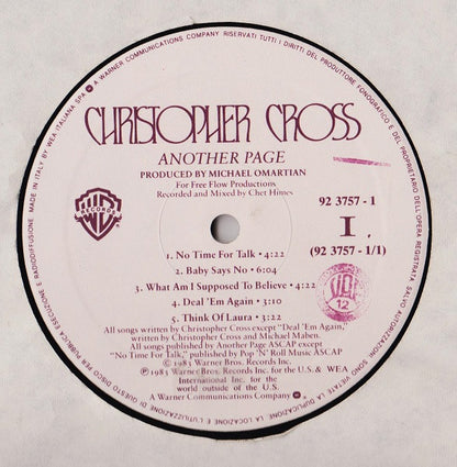 Christopher Cross - Another Page