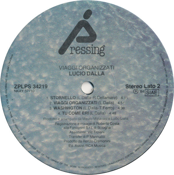 Lucio Dalla - Viaggi Organizzati