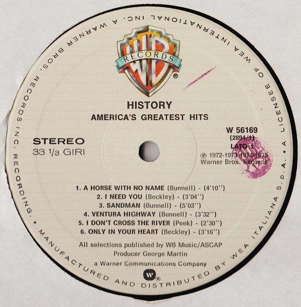 America - History · America's Greatest Hits