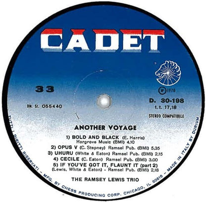 The Ramsey Lewis Trio - Another Voyage