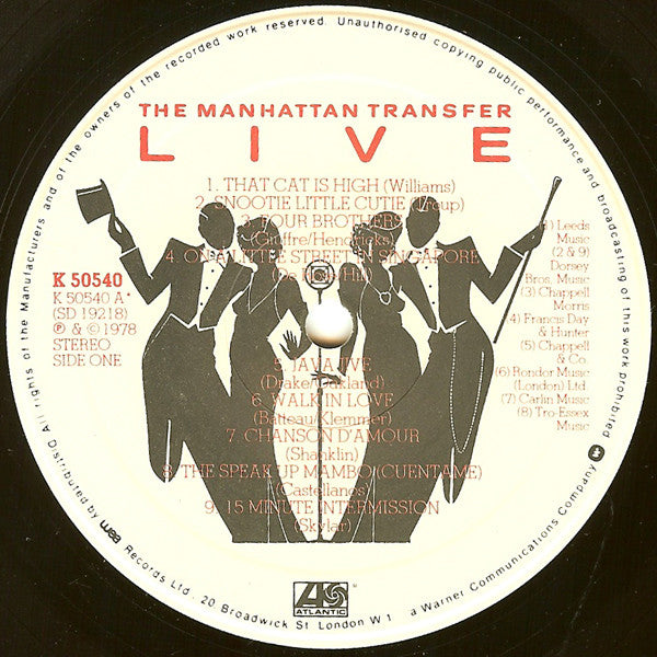 The Manhattan Transfer - Live