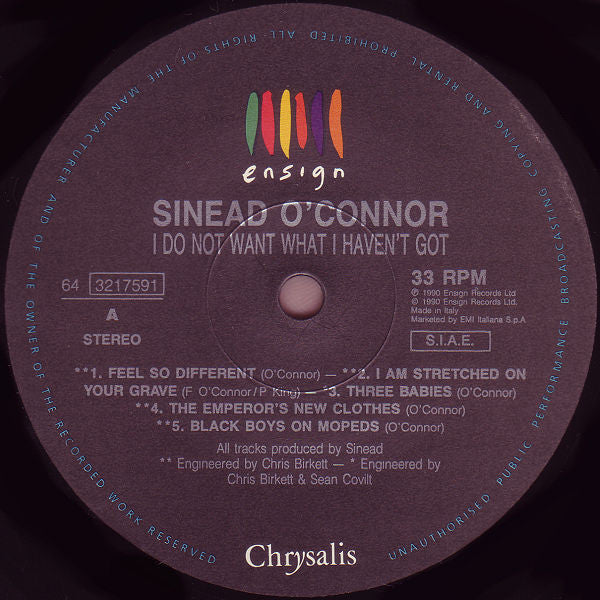 Sinéad O'Connor - I Do Not Want What I Haven't Got