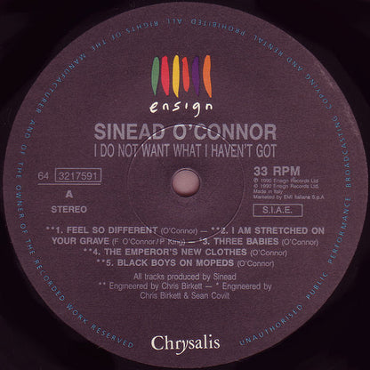 Sinéad O'Connor - I Do Not Want What I Haven't Got