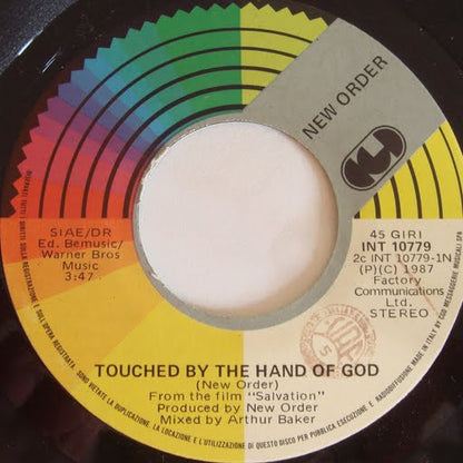 New Order - Touched By The Hand Of God (7")