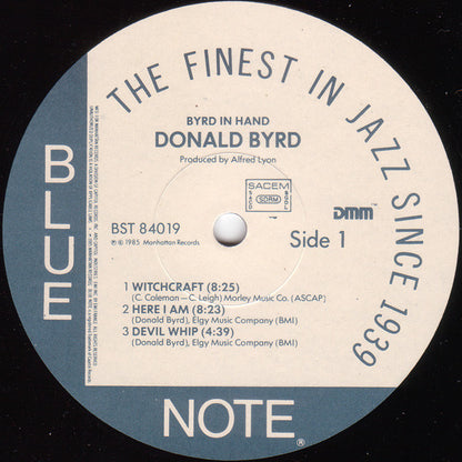 Donald Byrd - Byrd In Hand