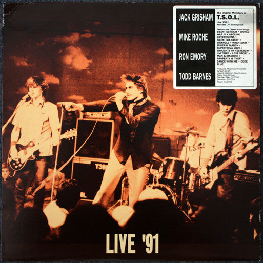 Jack Grisham / Mike Roche / Ron Emory / Todd Barnes ‎– Live '91
