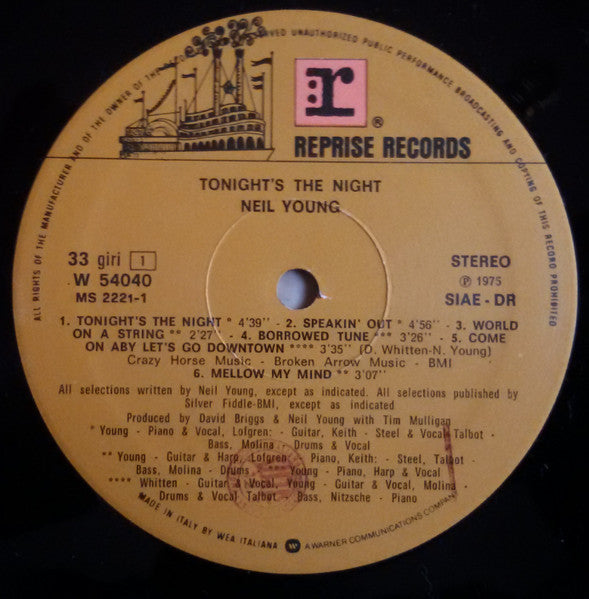 Neil Young - Tonight's The Night