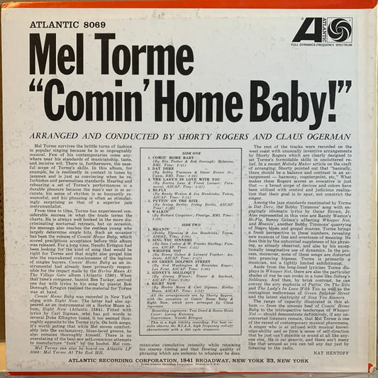 Mel Tormé - Comin' Home Baby!