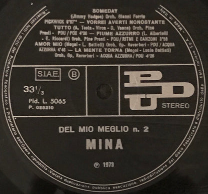 Mina - ... Del Mio Meglio N.2