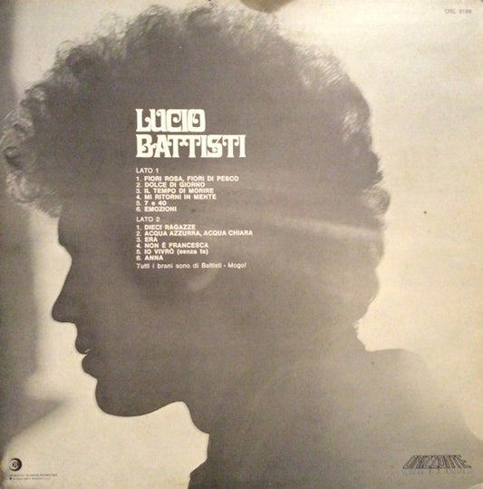Lucio Battisti - Emozioni