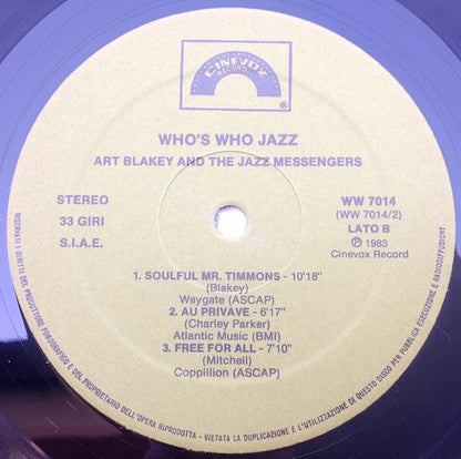Art Blakey And The Jazz Messengers Featuring Wynton Marsalis ‎– Live At Bubba's Jazz Restaurant