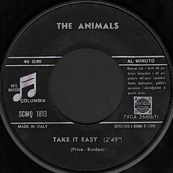 The Animals - I'm Crying / Take It Easy