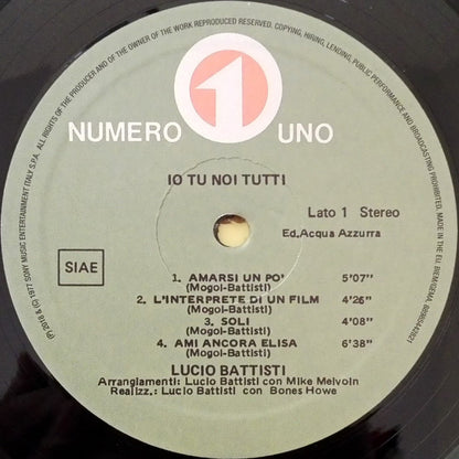 Lucio Battisti - Io Tu Noi Tutti