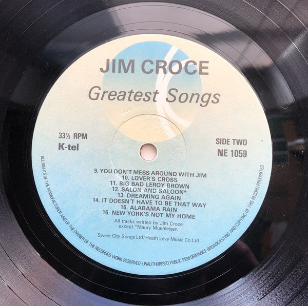 Jim Croce - His Greatest Songs