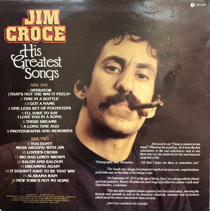 Jim Croce - His Greatest Songs