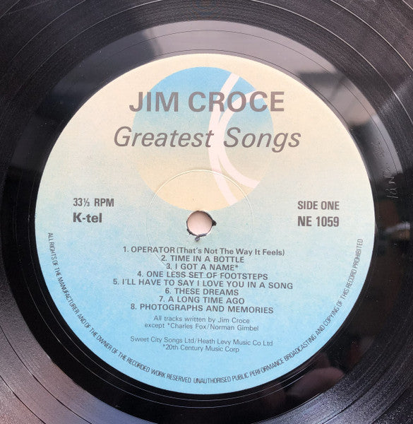 Jim Croce - His Greatest Songs