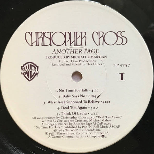Christopher Cross - Another Page