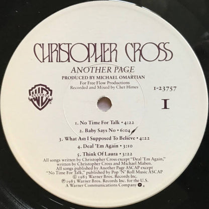 Christopher Cross - Another Page