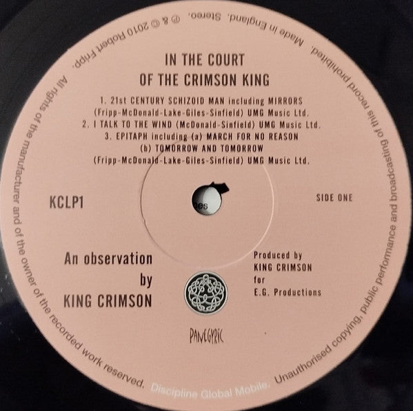 King Crimson - In The Court Of The Crimson King (An Observation By King Crimson) - (nuovo)