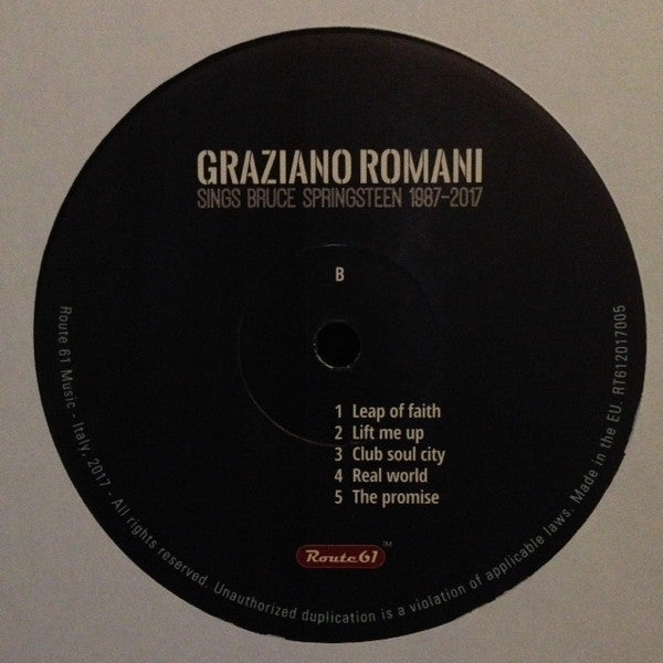 Graziano Romani - Sings Bruce Springsteen 1987-2017 (nuovo)