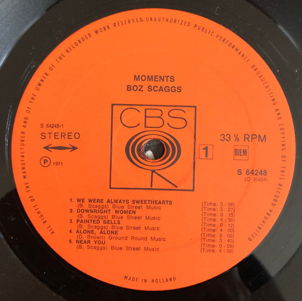 Boz Scaggs - Moments