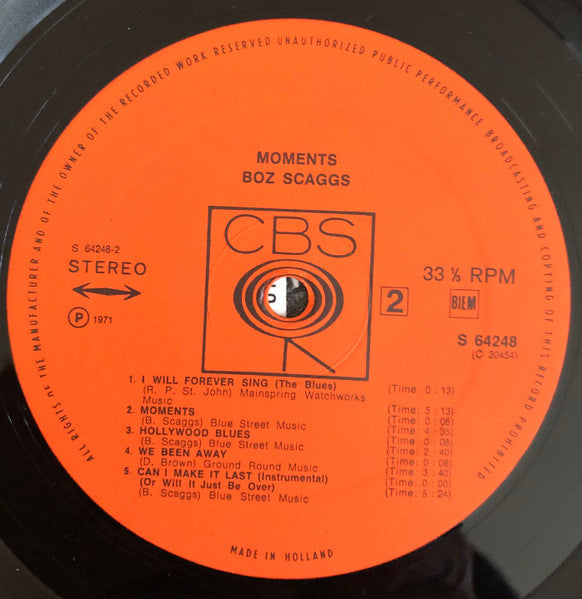Boz Scaggs - Moments