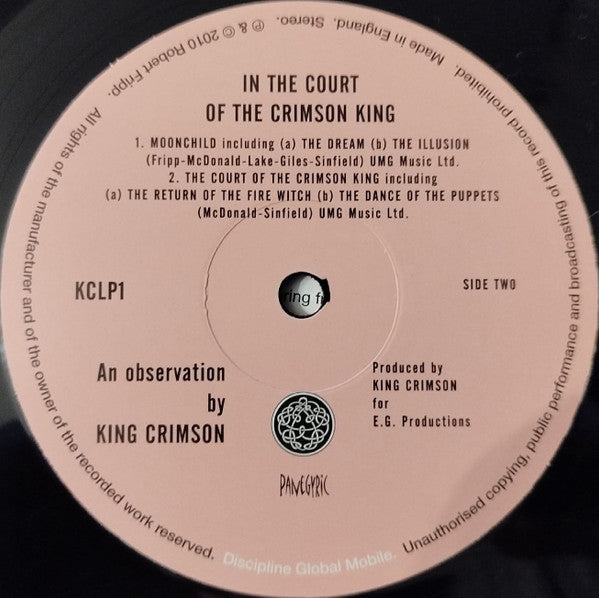 King Crimson - In The Court Of The Crimson King (An Observation By King Crimson) - (nuovo)