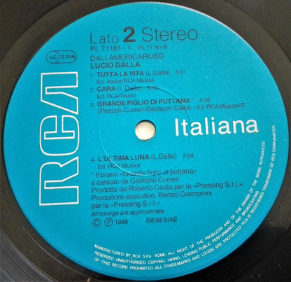 Lucio Dalla - Dallamericaruso