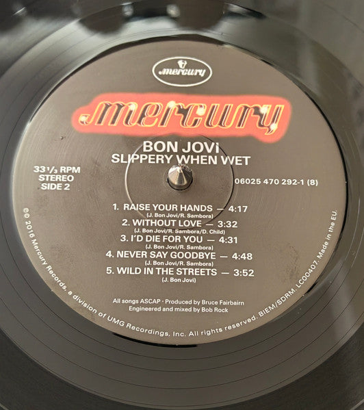 Bon Jovi - Slippery When Wet (nuovo)