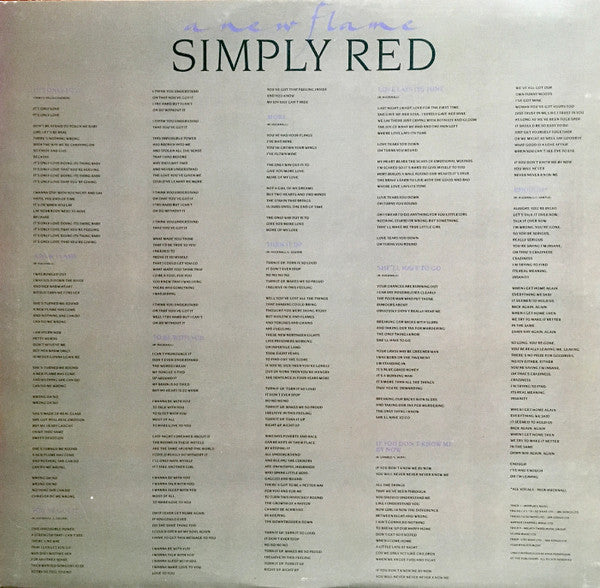 Simply Red - A New Flame