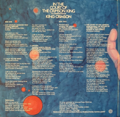 King Crimson - In The Court Of The Crimson King (An Observation By King Crimson) - (nuovo)