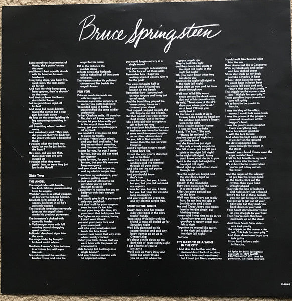 Bruce Springsteen - Greetings From Asbury Park N.J.