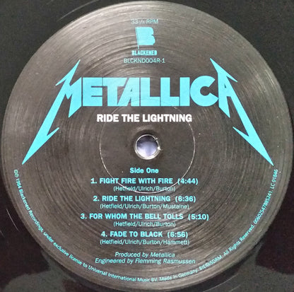 Metallica - Ride The Lightning (nuovo)