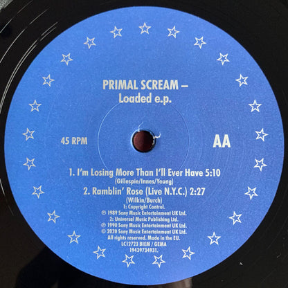 Primal Scream - Loaded E.P.  30° anniversario - (nuovo)