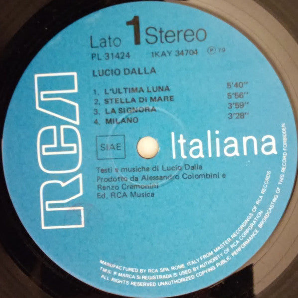 Lucio Dalla - Lucio Dalla