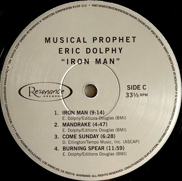 Eric Dolphy - Musical Prophet (The Expanded 1963 New York Studio Sessions)