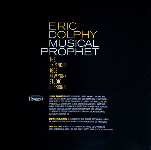 Eric Dolphy - Musical Prophet (The Expanded 1963 New York Studio Sessions)
