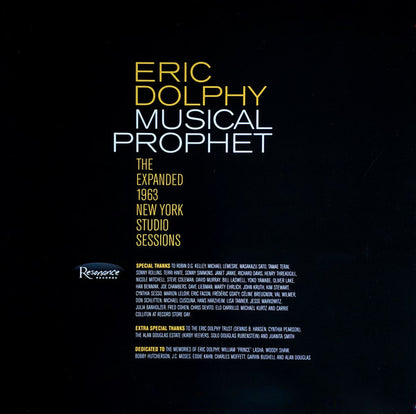Eric Dolphy - Musical Prophet (The Expanded 1963 New York Studio Sessions)