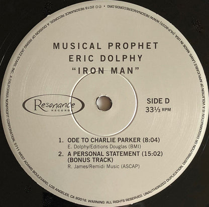 Eric Dolphy - Musical Prophet (The Expanded 1963 New York Studio Sessions)