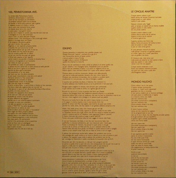 Francesco Guccini - Amerigo