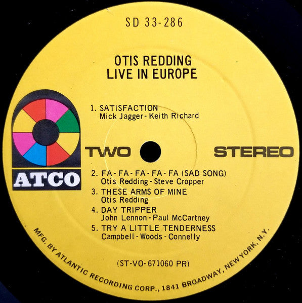 Otis Redding - Otis Redding Live In Europe