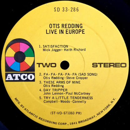 Otis Redding - Otis Redding Live In Europe