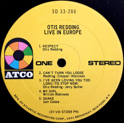 Otis Redding - Otis Redding Live In Europe