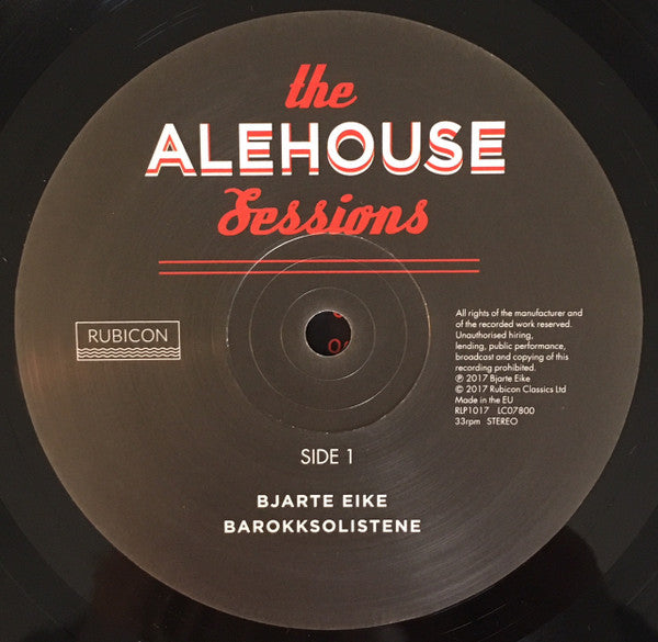 Bjarte Eike, Barokksolistene ‎– The Alehouse Sessions - (nuovo)