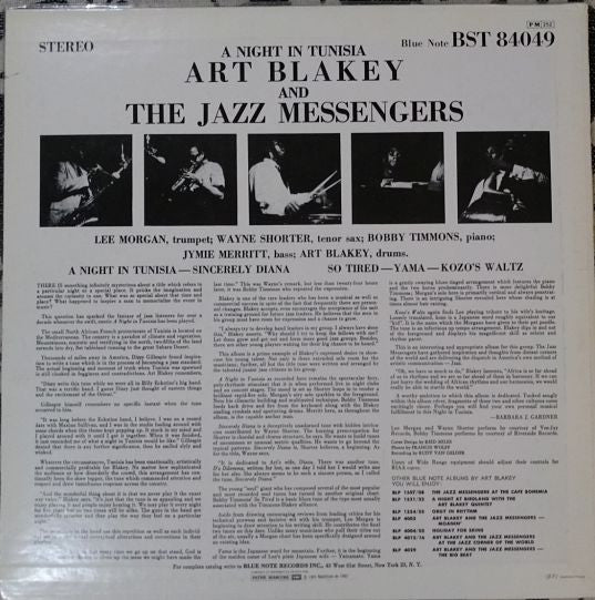 Art Blakey & The Jazz Messengers - A Night In Tunisia