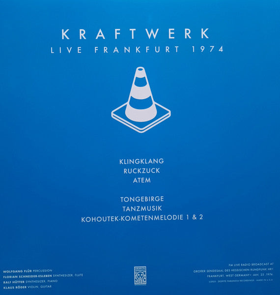 Kraftwerk - Live Frankfurt 1974 (unofficial) - (nuovo)